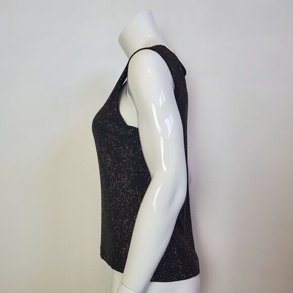Vintage 90s Connected Apparel Black Rhinestone Tank - Picture 3 of 7
